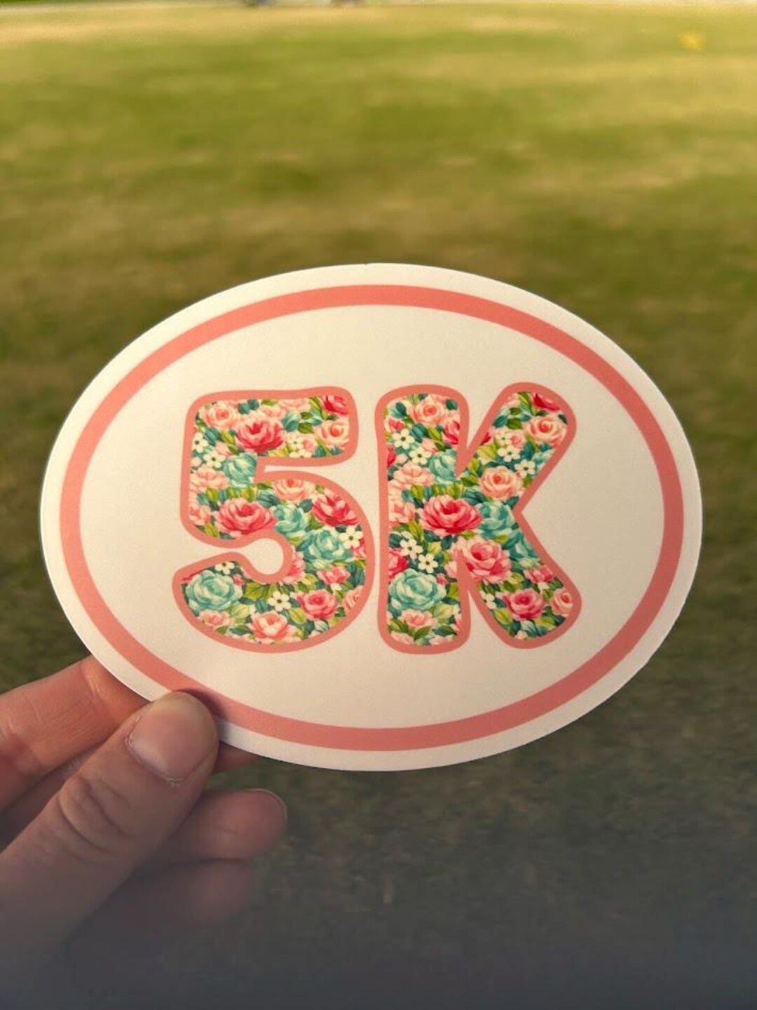 5K Sticker or Magnet | 3.1 Race Decal | Personalized Running Gift ...
