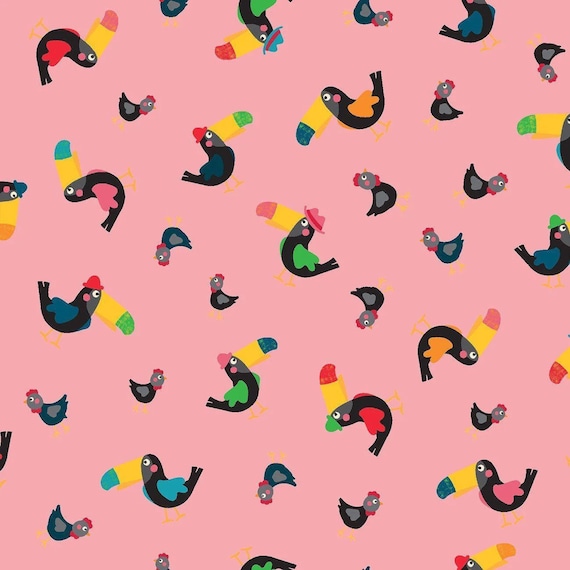 Busy Street - Toucans in Green Busy Street - Toucans in Green