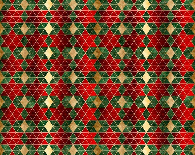 Wonderful Christmastime Red Diamond Grid, Morris Creative Group for QT ...
