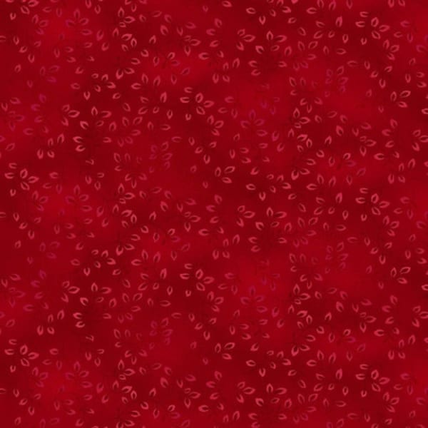 Folio Basics Red Vine Leaf - Color Principle for Henry Glass Fabrics - 7755-88 - 100% Quilting Cotton