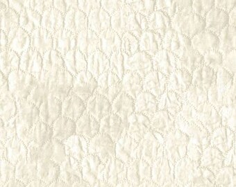 Bedford Antique White Quilted, Mary Koval for Windham Fabrics, 53151-1, 100% Cotton Cut Continuously