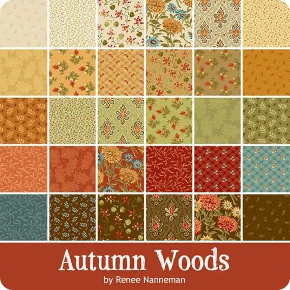 Autumn Woods (29 Pc) Fat Quarter Bundle, Renee Nanneman for