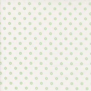Summertime Green/Cream Sunshine - Camille Roskelley for Moda Fabrics - 55322-27 - 100% Cotton Cut Continuously
