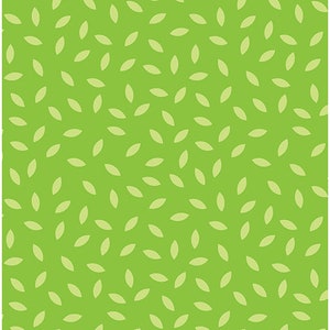 Happy Camper Green Little Leaf, Kanvas Studio of Benartex Fabrics, 12841-44, 100% Quilting Cotton Cut Continuously, Digital Print