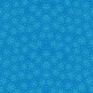 Könnte beinhalten: Ein blauer Stoff mit einem dezenten weißen Muster aus kleinen Kreuzen.
