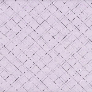 Pode incluir: Um padrão sem costura com um fundo roxo claro e um padrão de cruz de linhas finas pretas e roxas claras.