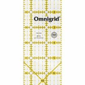 Rectangle Quilt Ruler - 2 1/2" x 8" - Omnigrid - R258A