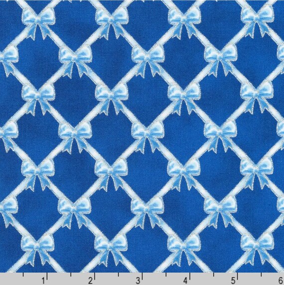 Holiday Flourish Festliche Finery Blaue Fliege Gitter w Silber