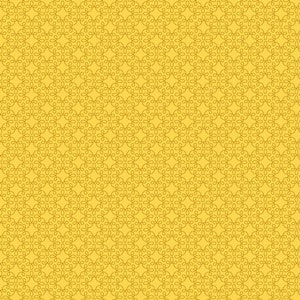Modern Melody Marigold Yellow - Henry Glass Fabrics - 1063-48 - 100% Quilting Cotton Cut Continuously