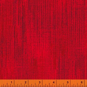 Terrain Pomegranate Red Textured Blender by Whistler Studios for Windham Fabrics - 50962-21 - 100% Quilting Cotton Cut Continuously