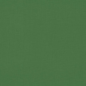 May include: A solid green fabric with a subtle woven texture.