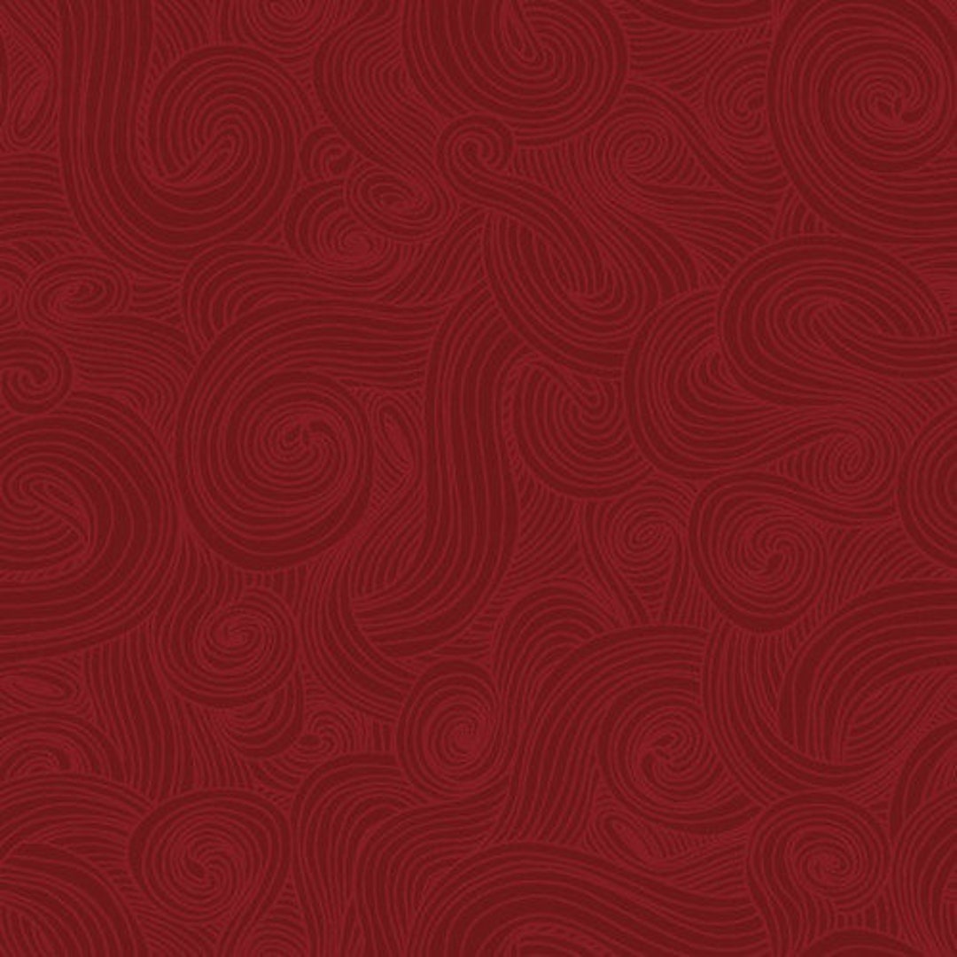 Just Color Swirl Burgundy Red by Studio E Fabrics 1351-BURG 