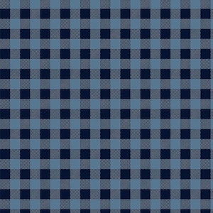Blue Buffalo Check Fabric, Essentials by Wilmington Prints - 39148-494 - 100% Quilting Cotton Cut Continuously