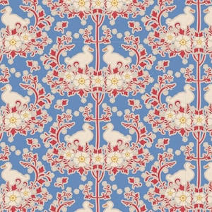 Tilda Jubilee Blue Duck Nest, Tone Finnanger, 100555, 100% algodão para quilting, corte contínuo