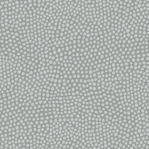 Wander Lane Nickle Gray Dew Drops, Nancy Halverson of Art To Heart for Benartex Fabrics, 13609-14, 100% Cotton Cut Continuously