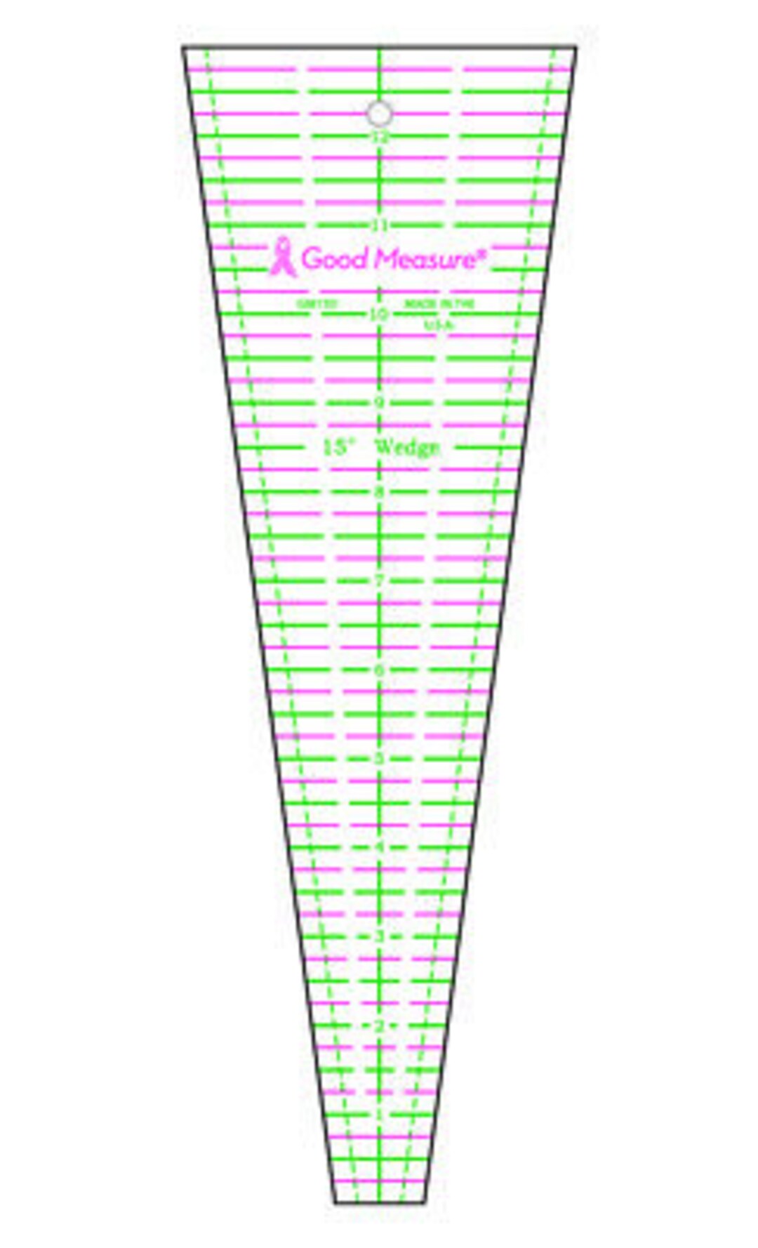 Good Measure 15 Degree Acrylic Wedge Ruler, Designed by Kaye England ...