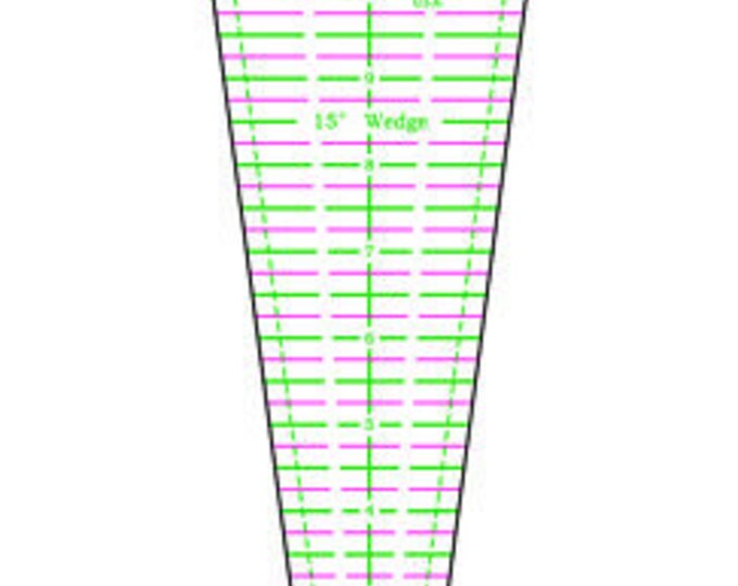 Good Measure 15 Degree Acrylic Wedge Ruler, Designed by Kaye England ...