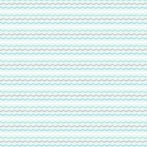 Underwater Whimsy Blue Waves, Jo Taylor for Wilmington Prints, 75508-494, 100% Quilting Cotton Cut Continuously