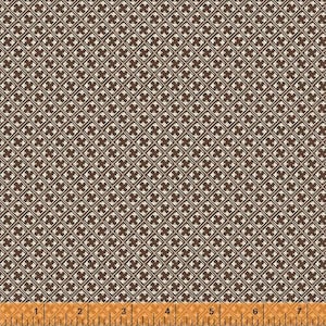 Bedford Brown Needlework, Mary Koval for Windham Fabrics, 53148-9, 100% Cotton Cut Continuously
