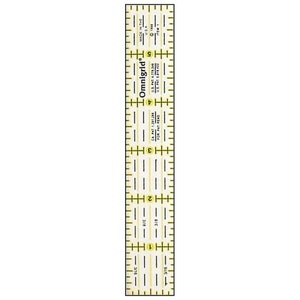 Omnigrid 1&quot; x 6&quot; Acrylic Ruler - Rectangle Quilting Sewing Ruler - OG1