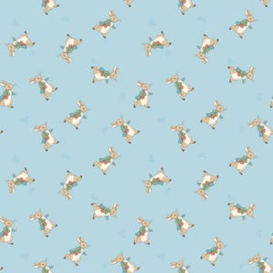 The Tale of Peter Rabbit Blue Peter, Riley Blake Designs, C14702-BLUE, 100% Cotton Cut Continuously