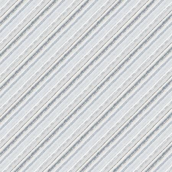 Woodland Frost Gray Diagonal Stripe, Lisa Audit for Wilmington Prints, 17787-491, 100% Quilting Cotton Cut Continuously