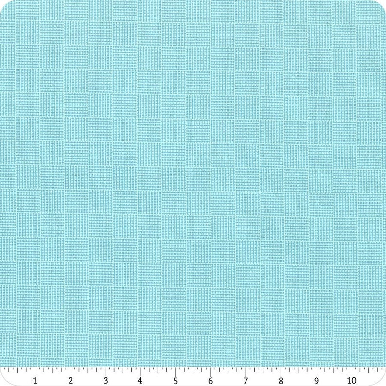 Yardage Cut Continuously Grid in Teal- A-9216-T Andover Fabrics Roseberry Cottage