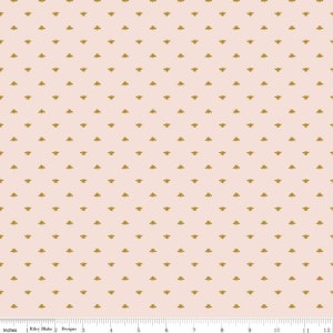 Summer Picnic Pink Bees - Melissa Mortenson for Riley Blake Designs - C10756-PINK - 100% Cotton - By the Half Yard Cut Continuously