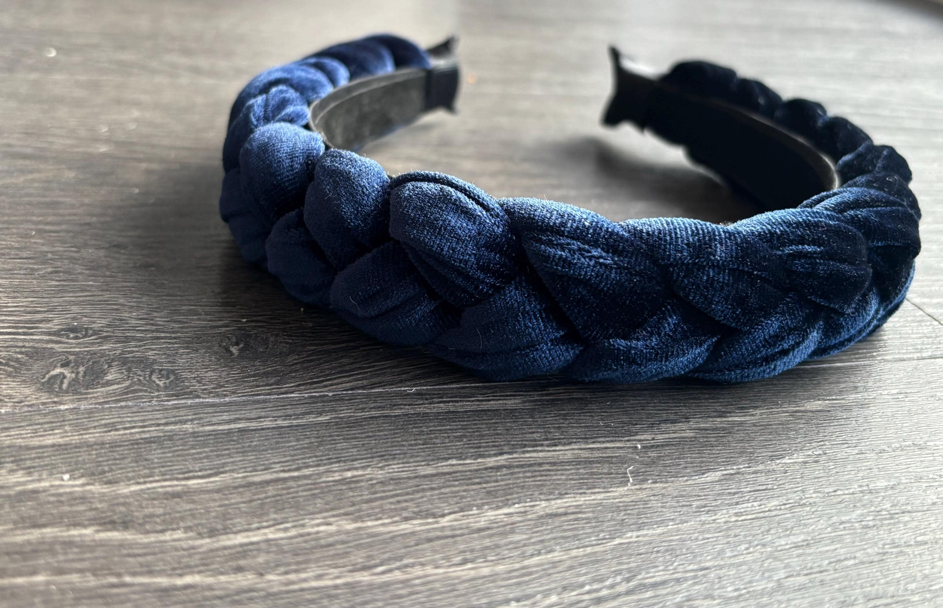 NEW Velvet Blue Padded Headband Cloud Twisted Y2K Viral Gifts 71gpVFLolVL.jpg main image 2