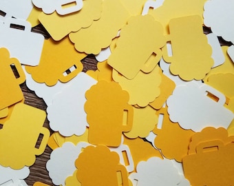 Beer Mug Confetti, St. Patrick's Day, Oktoberfest Party Decorations (Set of 100)
