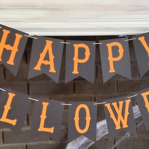 Happy Halloween Banner, Halloween Banner, Halloween Decoration, Halloween Party