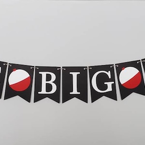 The Big One Birthday Banner Garland, Ofishally One, Gone Fishing, Fisherman, Bobber, 1e verjaardagsfeestje decoratie