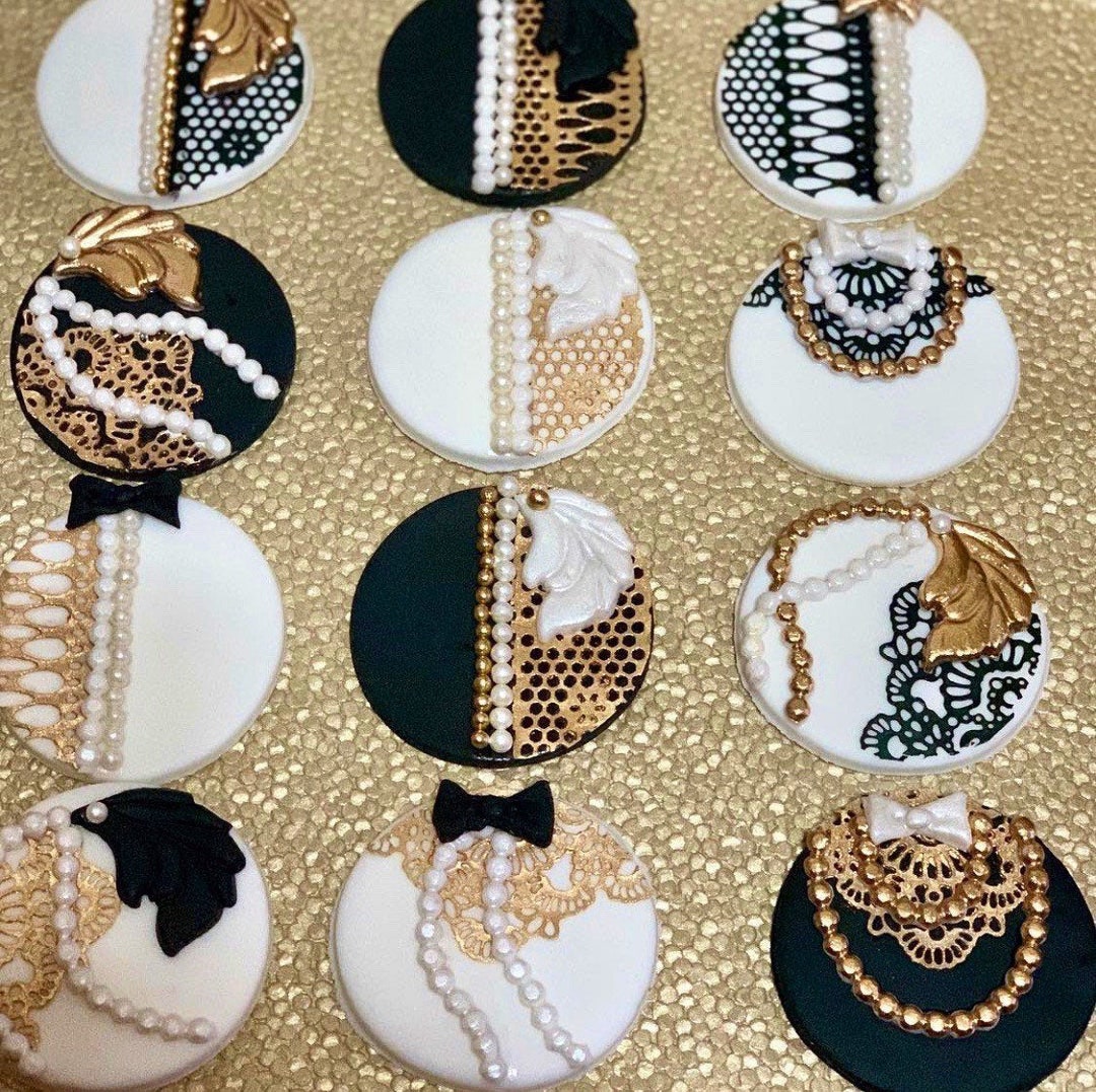 Great Gatsby Inspired Cupcake Toppers - Etsy
