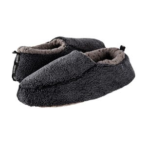 Men's Sherpa Lined Soft Slippers: Cozy Indoor House Shoes (Size 9-10) image 3