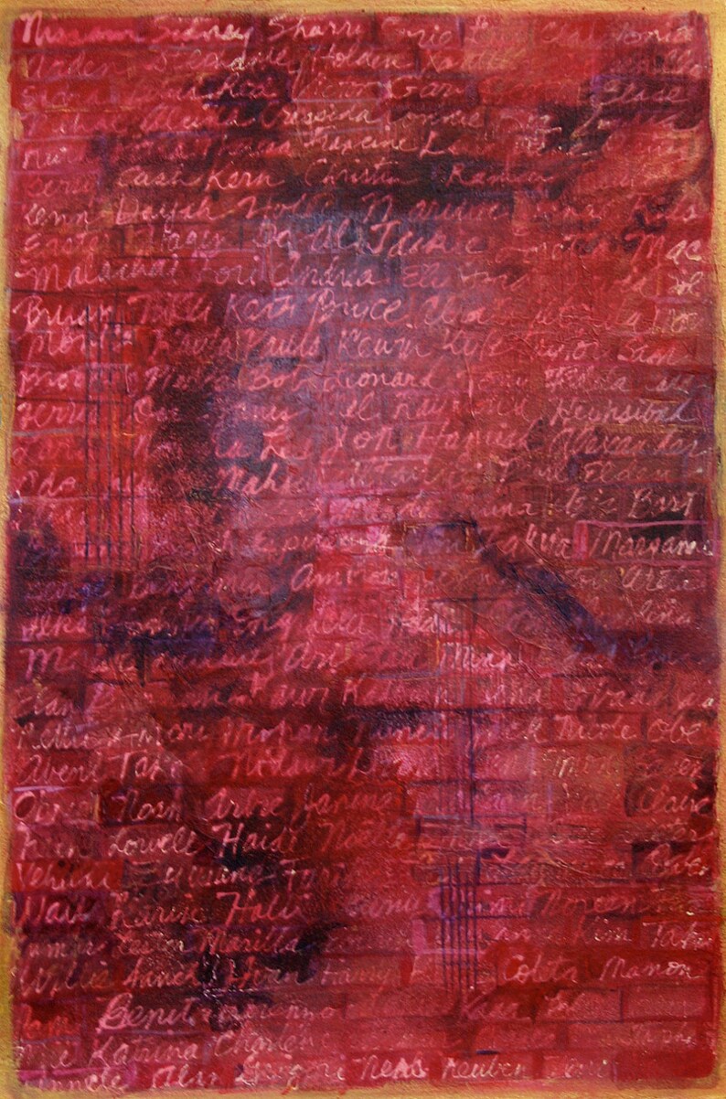Paper Or Canvas Mixed Media 8x10 Custom Collage Commissioned Abstract Art