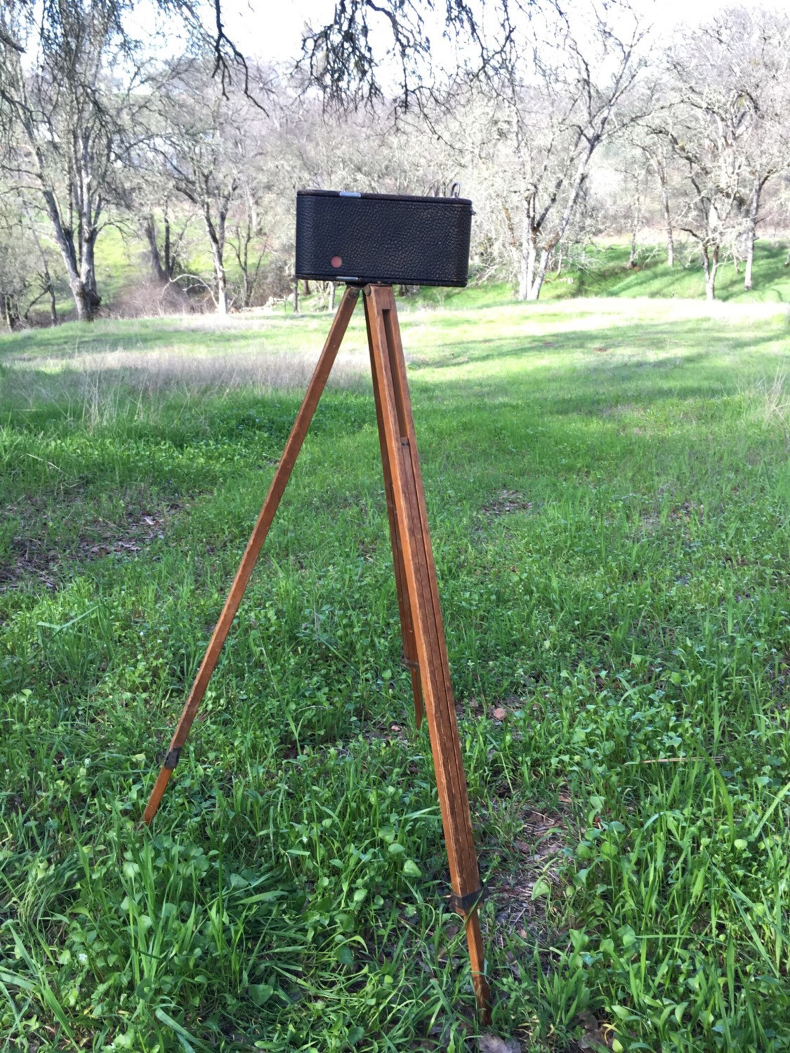1910's Antique Wood Camera Tripod with Brass Camera screw Etsy