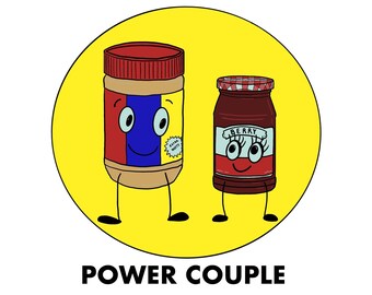 Power Couple Unisex t-shirt