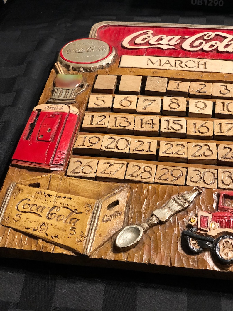 1998 Coca Cola Perpetual Calendar Limited Edition Etsy