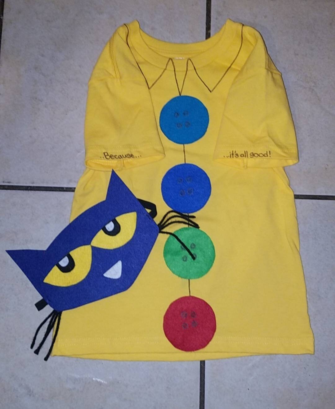 Pete the cat costume Etsy