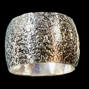 Sterling Silver Wide Band Ring