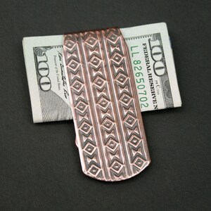 Heavy Copper Money Clip