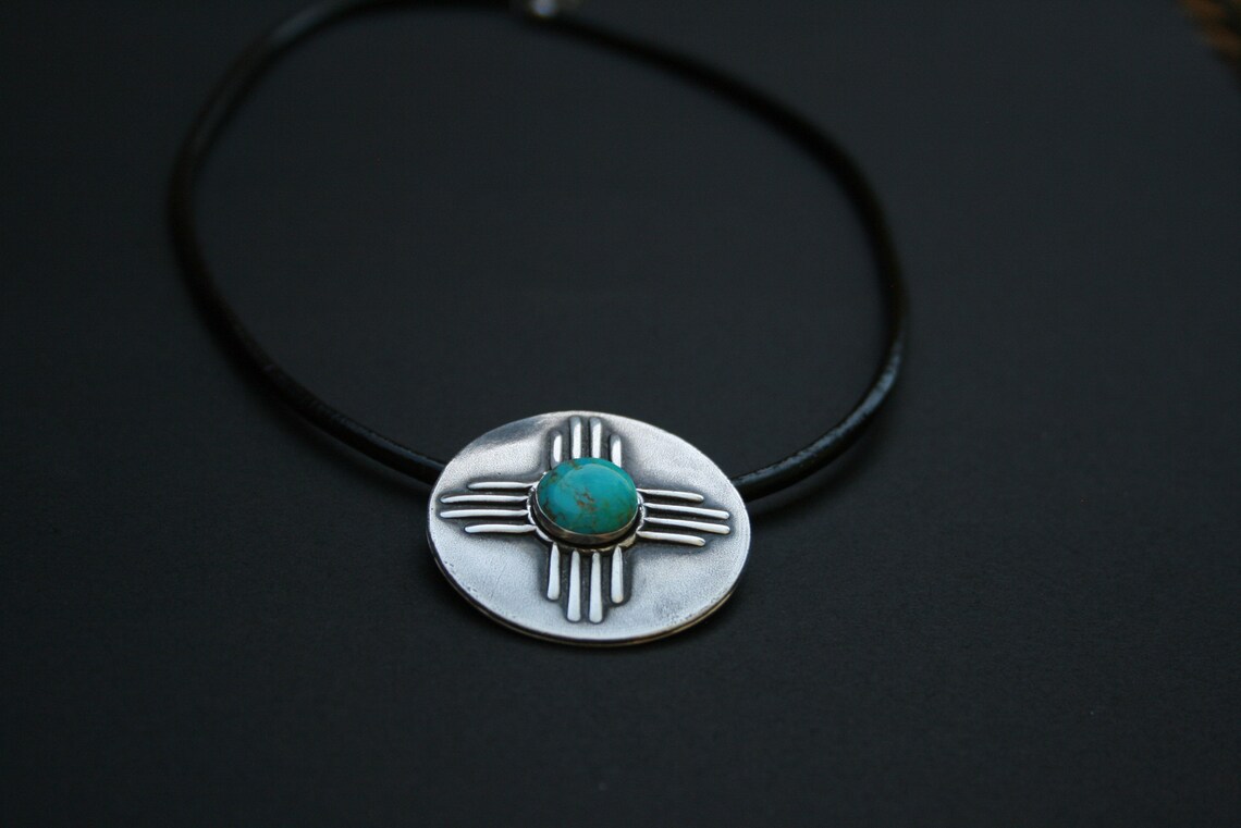 Silver Zia Necklace, Shop Zia Sun Symbol Necklace By