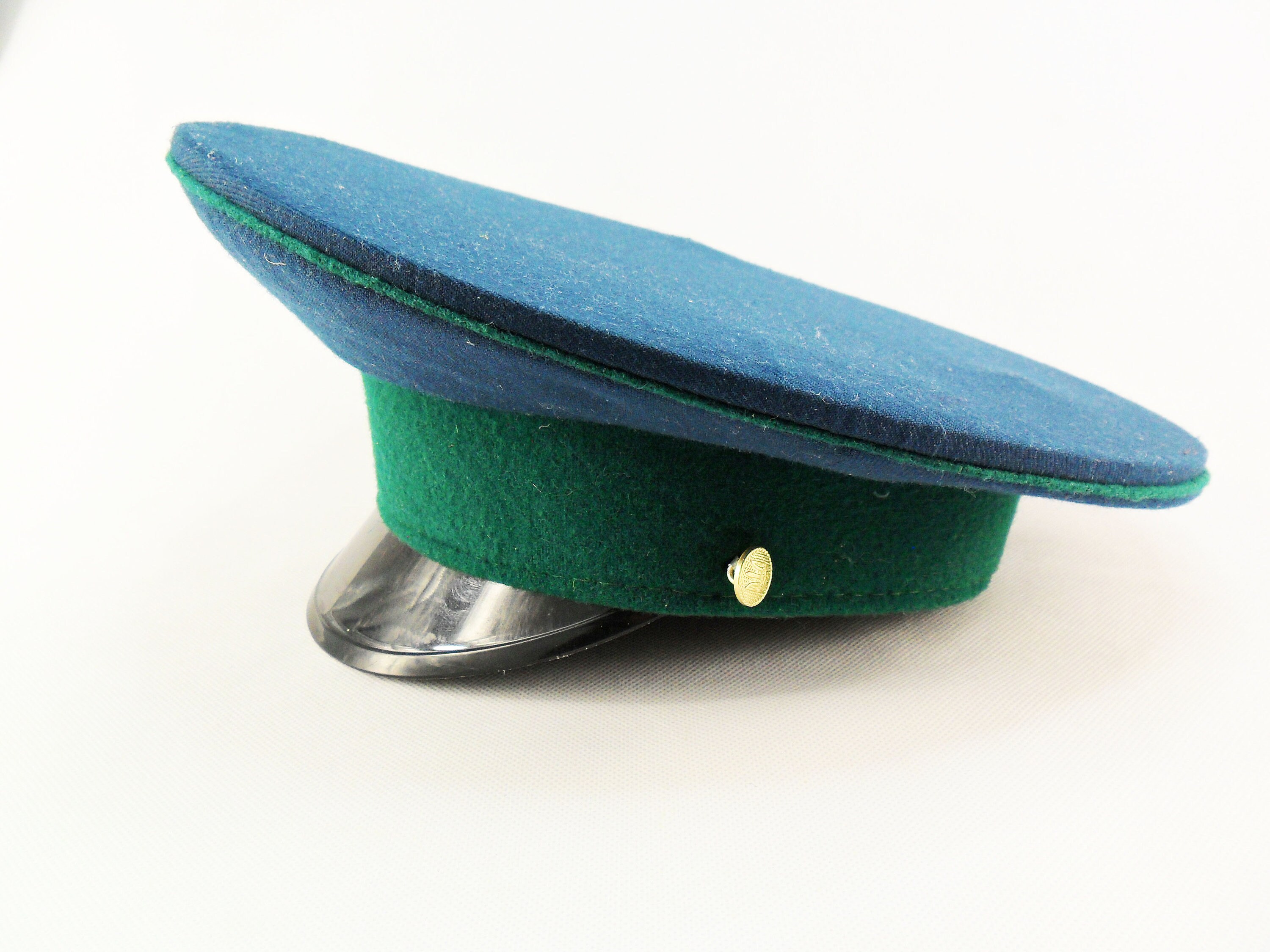 Vintage Military Hat Cap Military Cap Military Peaked Cap Etsy