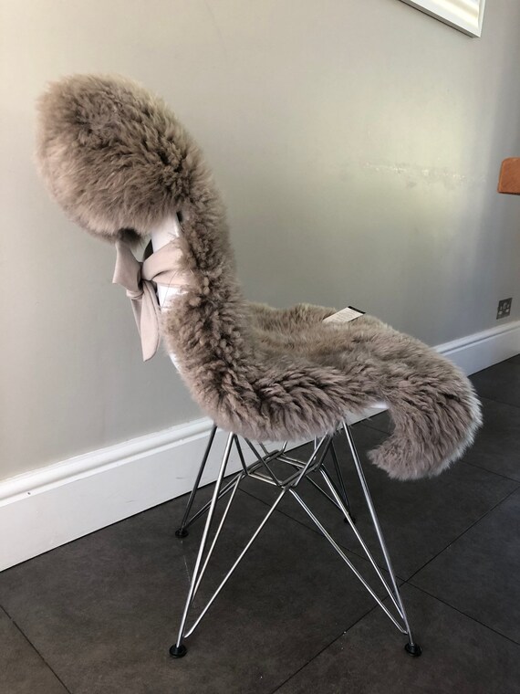Pure Black Luxurious Icelandic Sheepskin Rug Chair Cover With Ties Luxury Sheepskin Bed Throw Genuine Sheepskin Luxury Gift Christmas Etsy