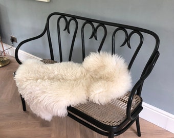 Classic Ivory Sheepskin, Single Sheepskin, Genuine Sheepskin, Chair cover, bedthrow, Christmas gift