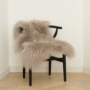 Gorgeous Pale Grey Sheepskin Rug, Superior soft thick fleece, Icelandic Luxury Sheepskin, Hygge, fur rug, interior decor