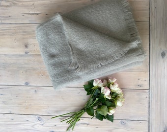 Luxury mohair blanket