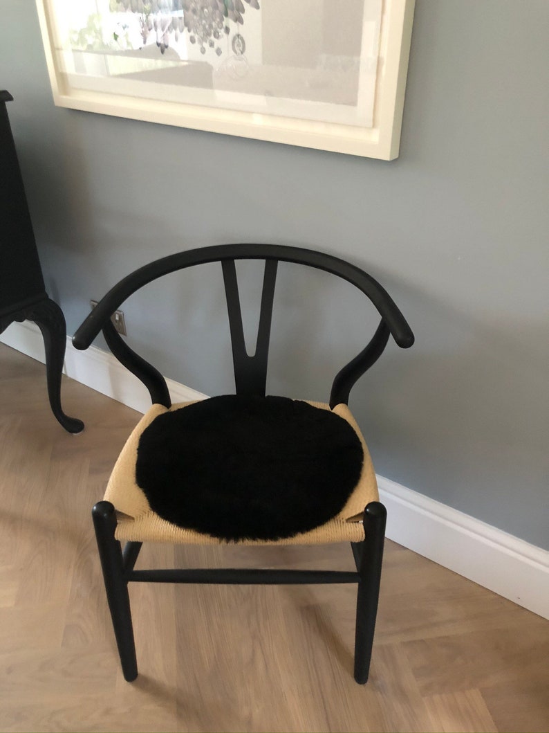 Sheepskin seat pads genuine sheepskin home office working Etsy