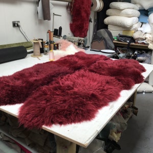 Oyster cream sheepskin genuine sheepskin rug double. Luxury fleeces, Create hygge image 4