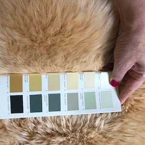 Deep Apricot coloured sheepskin rug , genuine sheepskin, chair cover, bed cover , carpet , fur, retro , luxury